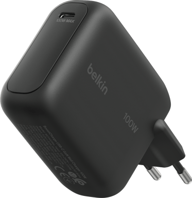 Belkin Väggladdare GaN USB-C 100W Svart
