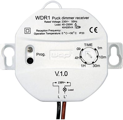 Nexa Pro WDR-1, Infälld Dimmer, Timer