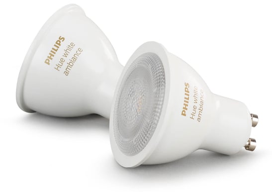 Philips Hue White Ambiance GU10, 2-pack