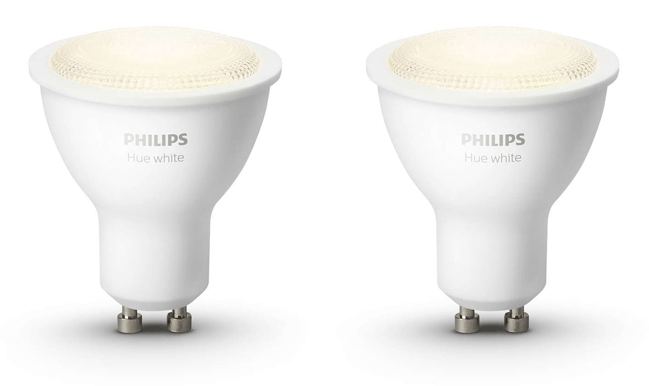 Philips Hue White, GU10, 2-pack
