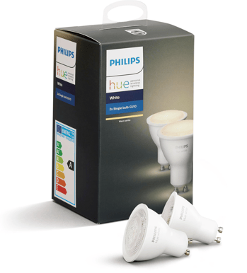 Philips Hue White, GU10, 2-pack