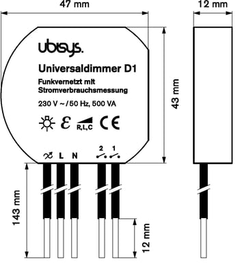 Ubisys Universal dimmer D1