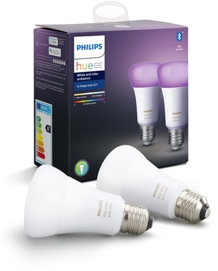 Philips Hue White Color E27 2-pack