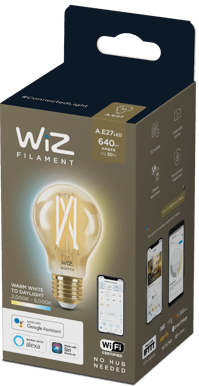 WiZ WiFi Smart LED E27 Normal 50W Filament Amber