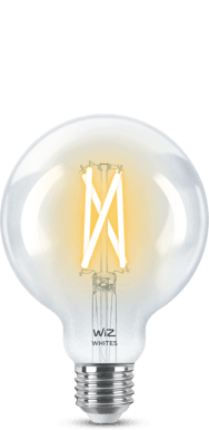 WiZ WiFi Smart LED E27 Glob 60W Filam Varm-kallvit