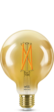 WiZ WiFi Smart LED E27 Globe 6.7W Filament Amber