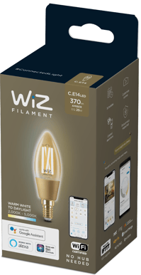 WiZ WiFi Smart LED E14 Kron 4.9W Filament Amber