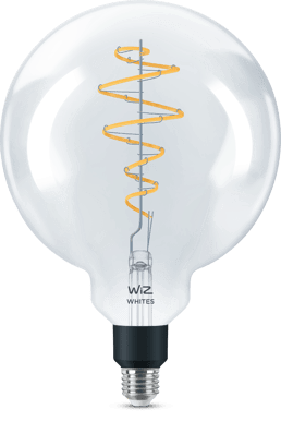 WiZ WiFi Smart LED E27 Glob 6.5W Filam Varm-kallvit