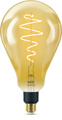 WiZ WiFi Smart LED E27 Glob 160 6.5W Filament Amber