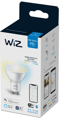 WiZ WiFi Smart LED GU10 4.9W Varm-kallvit