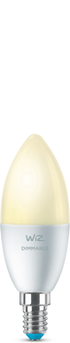 WiZ WiFi Smart LED E14 Kron 4.9W Dimbar varmvit