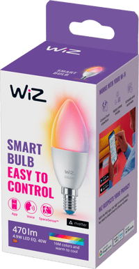 WiZ Wi-Fi Lampa E14 Kron RGB