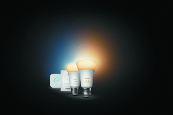 Philips Hue White Ambiance 8W E27 2-pack + Dimmer Switch