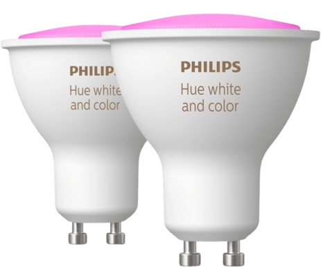Philips Hue White Color 4.3W GU10 2-pack