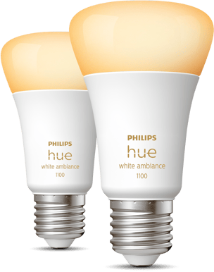 Philips Hue White Ambiance 8W E27 2-pack