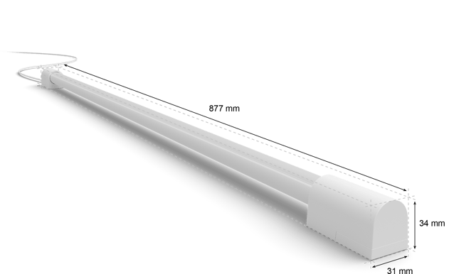 Philips Hue Play Gradient Light Tube Compact (87cm) Vit