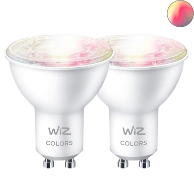 WiZ WiFi Spot GU10 4.9W RGB 2-pack