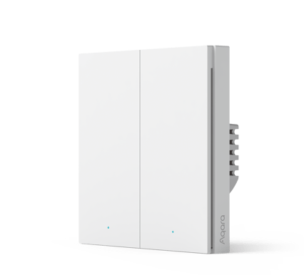 Aqara Smart Wall Switch H1 Dubbel Med Neutral