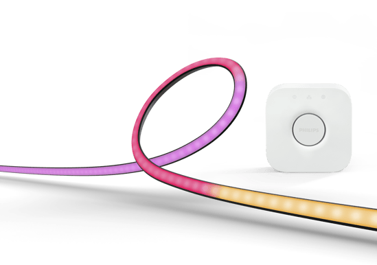 Philips Hue Play Gradient Lightstrip PC för 3st 24-27" skärmar + Hue Bridge