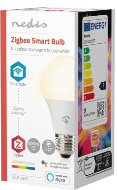 Nedis SmartLife Lampa RGB E27 Zigbee