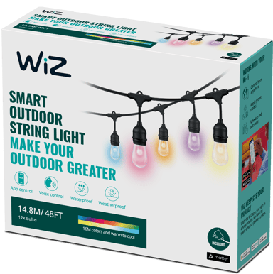 WiZ 14.8m Ljusslinga för utomhusbruk RGB