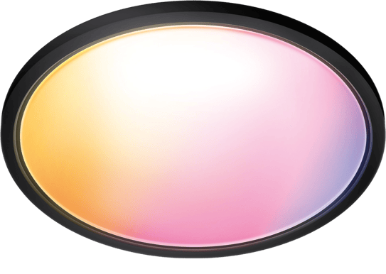 WiZ SuperSlim Taklampa Svart RGB 400mm