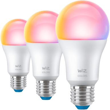 WiZ Wi-Fi Lampa E27 RGB 3-pack