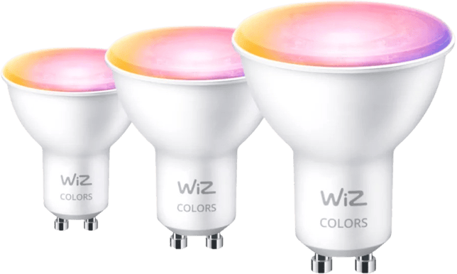 WiZ Wi-Fi Spot GU10 50W RGB 3-pack