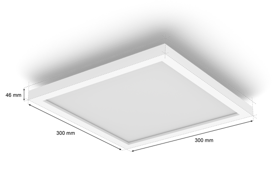 Philips Hue Surimu RGB Kvadratisk Ljuspanel 30cm