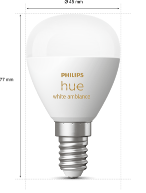 Philips Hue White Ambiance 4.3W E14