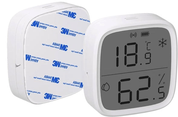 SONOFF Zigbee 3.0 Temperatur och Luftfuktighetsensor med LCD