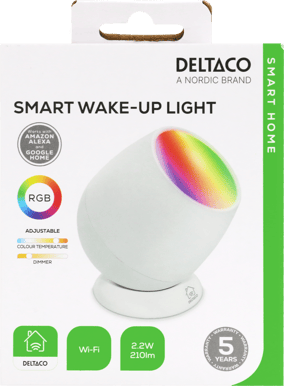 DELTACO Wakeuplight RGB WiFi USB-C