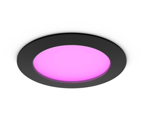 Philips Hue White Color Infälld Spotlight 170mm Svart