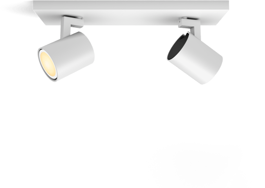 Philips Hue Runner White Ambiance Spotlight 2 x GU10 4.2W Vit