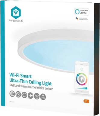 Nedis SmartLife Taklampa RGB WiFi