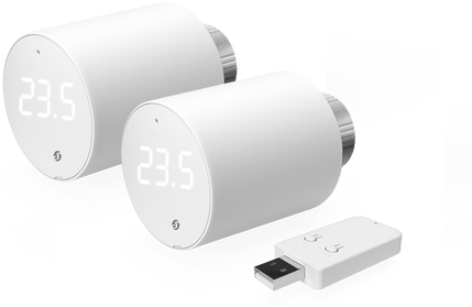 Shelly BLU TRV Radiatortermostat 2-pack + BLU Gateway Gen3