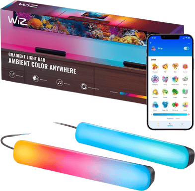 WiZ Gradient Light Bars RGBIC 2-pack