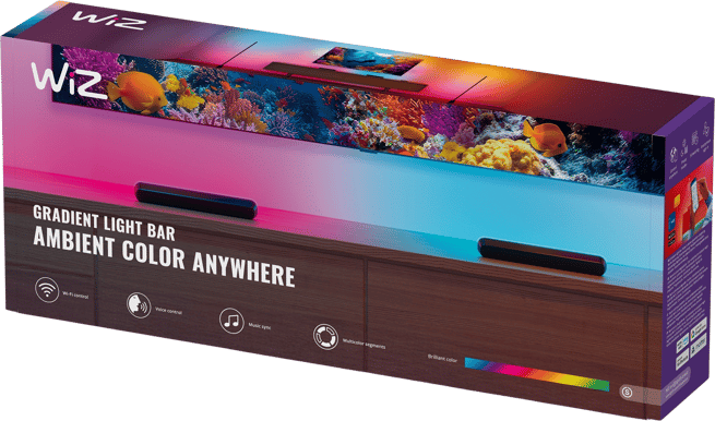 WiZ Gradient Light Bars RGBIC 2-pack
