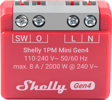 Shelly 1PM Mini Gen 4