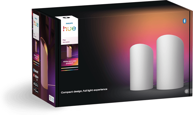 Philips Hue Wall Washer 2-pack Vit