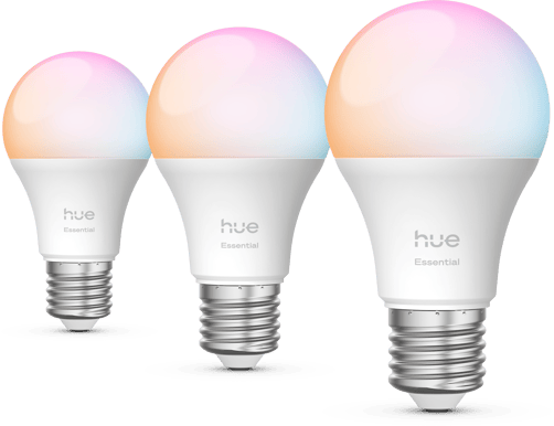 Philips Hue Essential White Color E27 3-pack