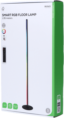 Deltaco Smart Home RGBIC Golvlampa