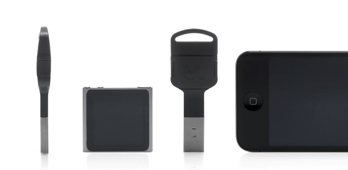 BlueLounge Kii 30-pin adapter Svart