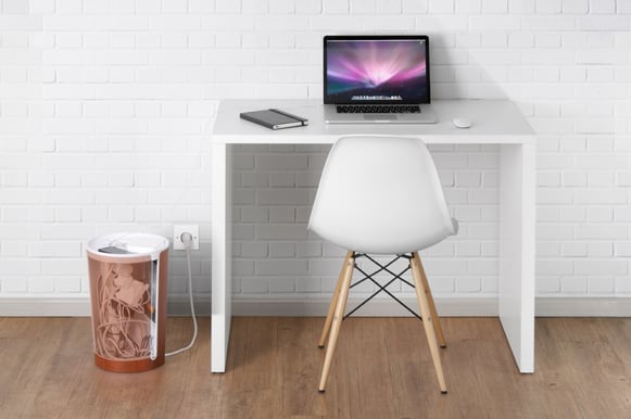 BlueLounge CableBin Ljus Träimitation