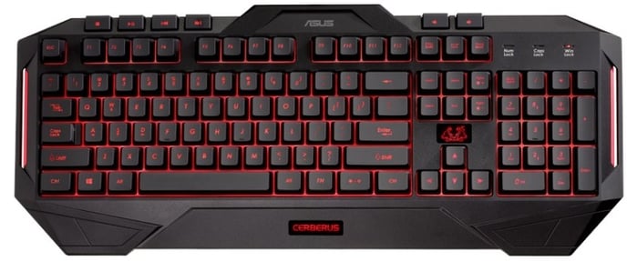 ASUS Cerberus Gaming Keyboard BLACK FRIDAY - SLUTSÅLD PÅ WEBBEN