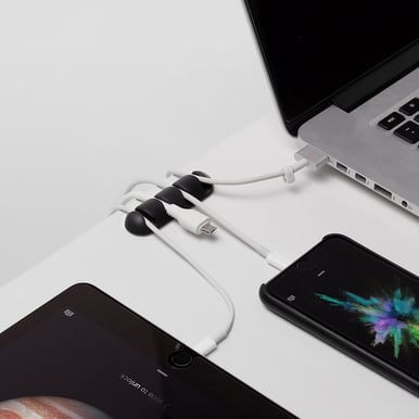 Bluelounge CableDrop Multi Svart 2-P