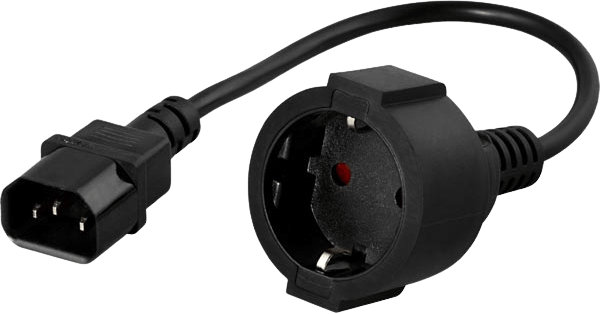 DELTACO Strömkabel adapter 230V