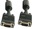 VGA-kabel DB15 ha-ha 2m Svart