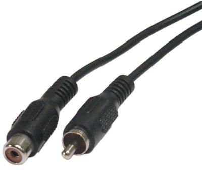 Förlängningskabel 1xRCA ha - 1xRCA ho 10m