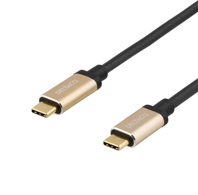 USB 3.1 kabel C-C ha Svart 2m